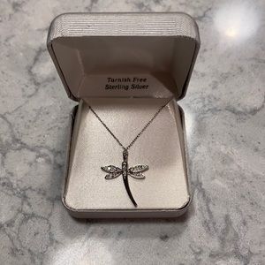 Dragonfly Sterling Silver Necklace